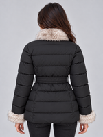 Women’s Faux Fur Trim Puffer Jacket