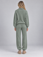 Women’s Cable Knit Two-Piece Co-Ord Set