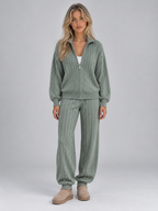 Women’s Cable Knit Two-Piece Co-Ord Set
