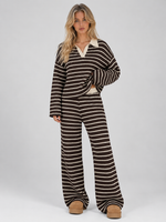 Women’s Striped Knit Two-Piece Co-ord Set