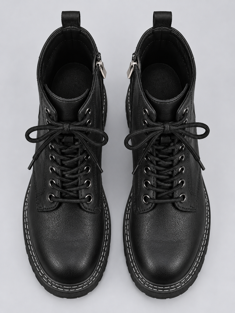 Men’s Chunky Lace Up Ankle Boots