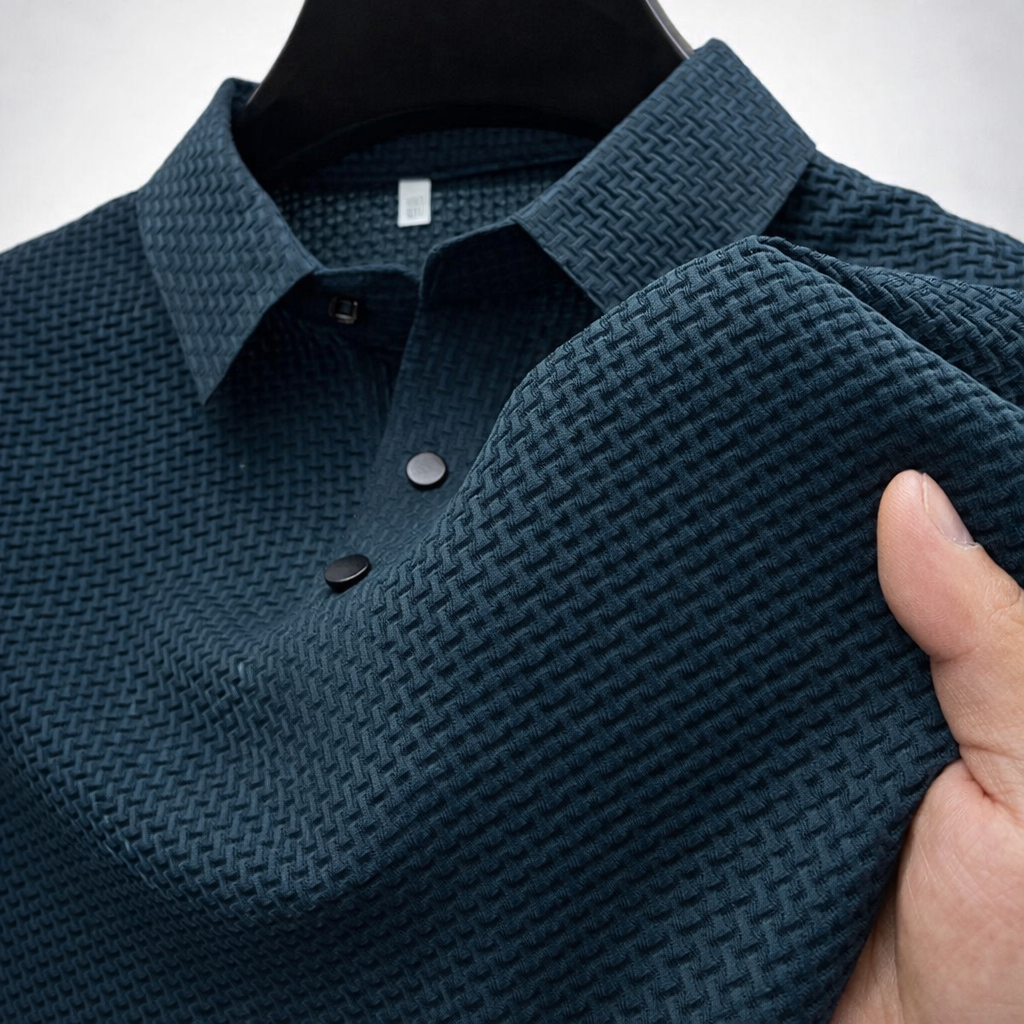 Men’s Knit Polo Shirt – Smart Casual Fit