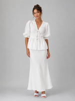 Women’s Cotton Two Piece Skirt Set – Elegant Summer Style