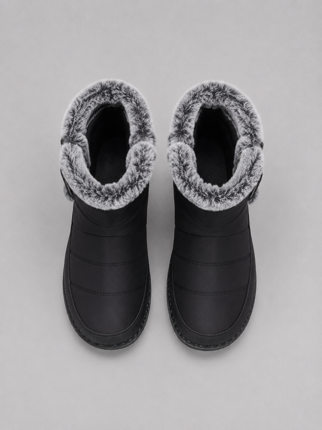 Women’s Faux Fur Lined Snow Boots – Warm Winter Ankle Boots