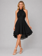 Women’s Halter Neck Chiffon Style Dress – Wedding Guest Style