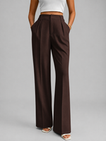 Women's High Waisted Wide Leg Trousers – Tailored Everyday Style