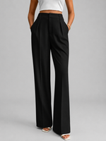 Women's High Waisted Wide Leg Trousers – Tailored Everyday Style