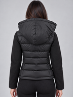 Women’s Hooded Puffer Jacket – Quilted Zip Up Winter Coat