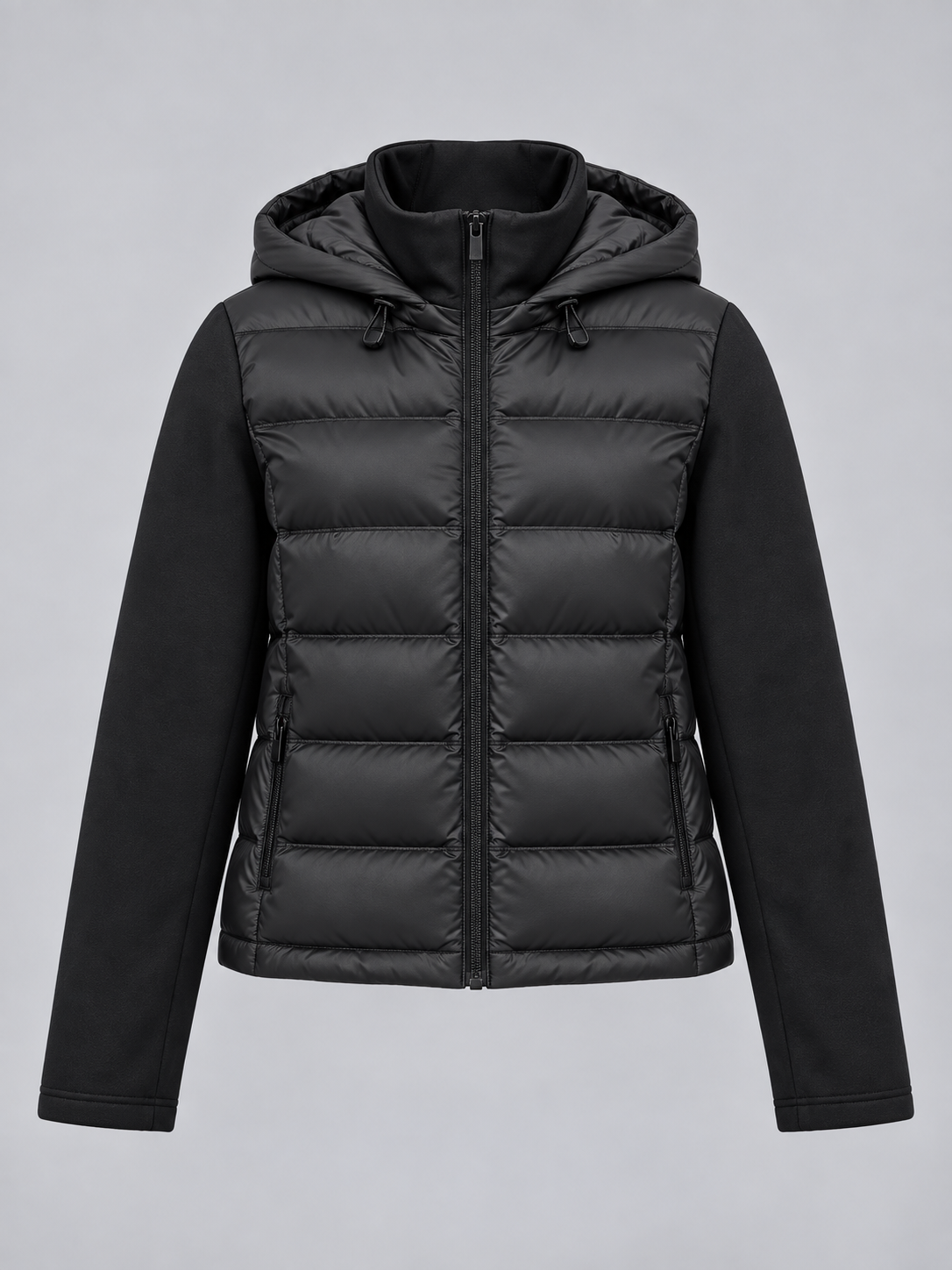 Women’s Hooded Puffer Jacket – Quilted Zip Up Winter Coat