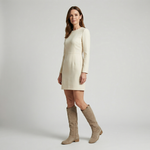 Montleigh | Women’s Knee-High Slouch Boots – Suede Look Elegance