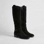 Montleigh | Women’s Knee-High Slouch Boots – Suede Look Elegance