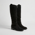 Montleigh | Women’s Knee-High Slouch Boots – Suede Look Elegance