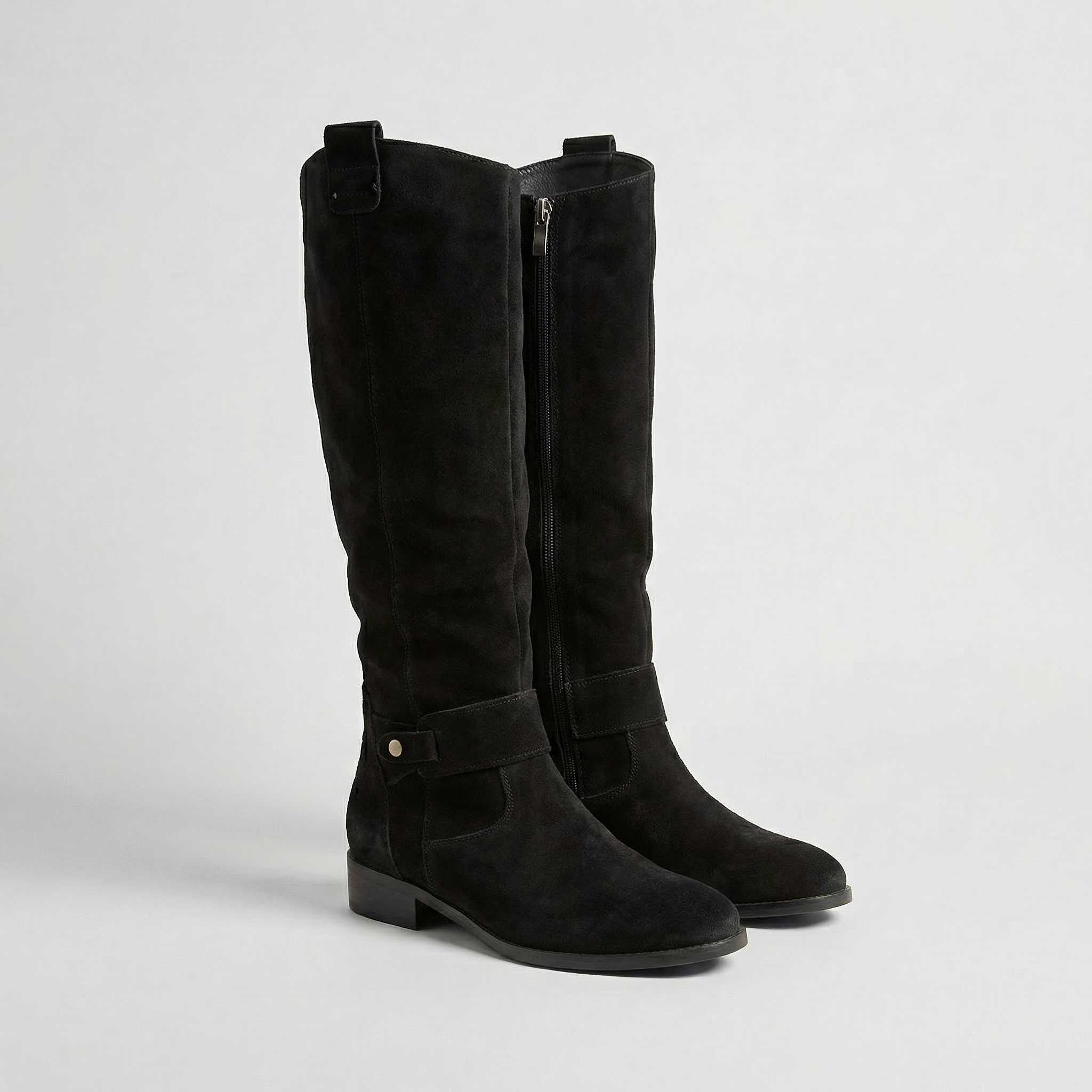 Montleigh | Women’s Knee-High Slouch Boots – Suede Look Elegance