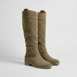 Montleigh | Women’s Knee-High Slouch Boots – Suede Look Elegance