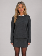 Women’s Knitted Jumper & Mini Skirt Co-Ord Set – Relaxed Two-Piece Outfit