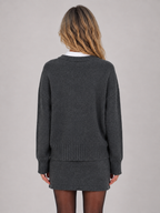 Women’s Knitted Jumper & Mini Skirt Co-Ord Set – Relaxed Two-Piece Outfit