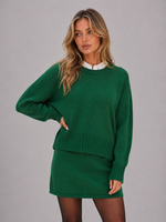 Women’s Knitted Jumper & Mini Skirt Co-Ord Set – Relaxed Two-Piece Outfit