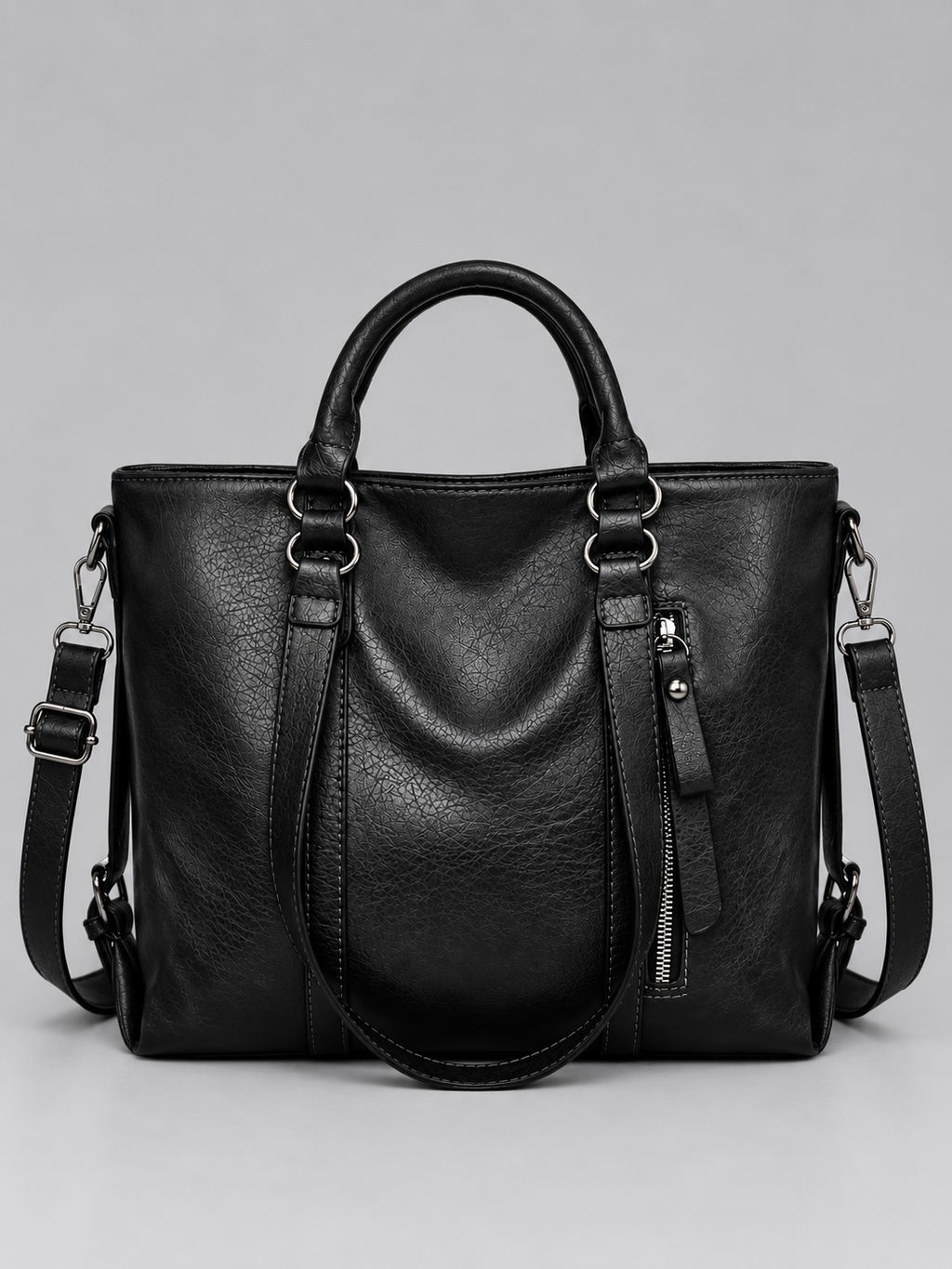 Women’s Large Leather Tote Bag – Shoulder & Crossbody Handbag