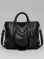Women’s Large Leather Tote Bag – Shoulder & Crossbody Handbag