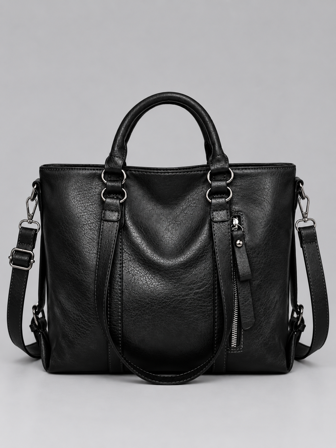 Women’s Large Leather Tote Bag – Shoulder & Crossbody Handbag
