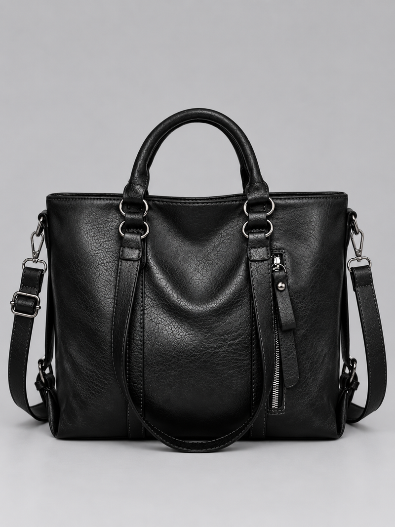 Women’s Large Leather Tote Bag – Shoulder & Crossbody Handbag