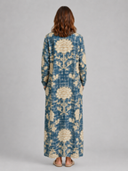 Women's Linen Look Midi Dress with Pockets – Flattering Relaxed Fit