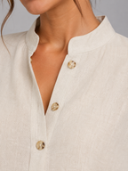 Women’s Linen Style Two-Piece Set – Relaxed Wide-Leg Fit