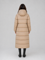 Women’s Long Puffer Coat – Hooded Padded Winter Jacket