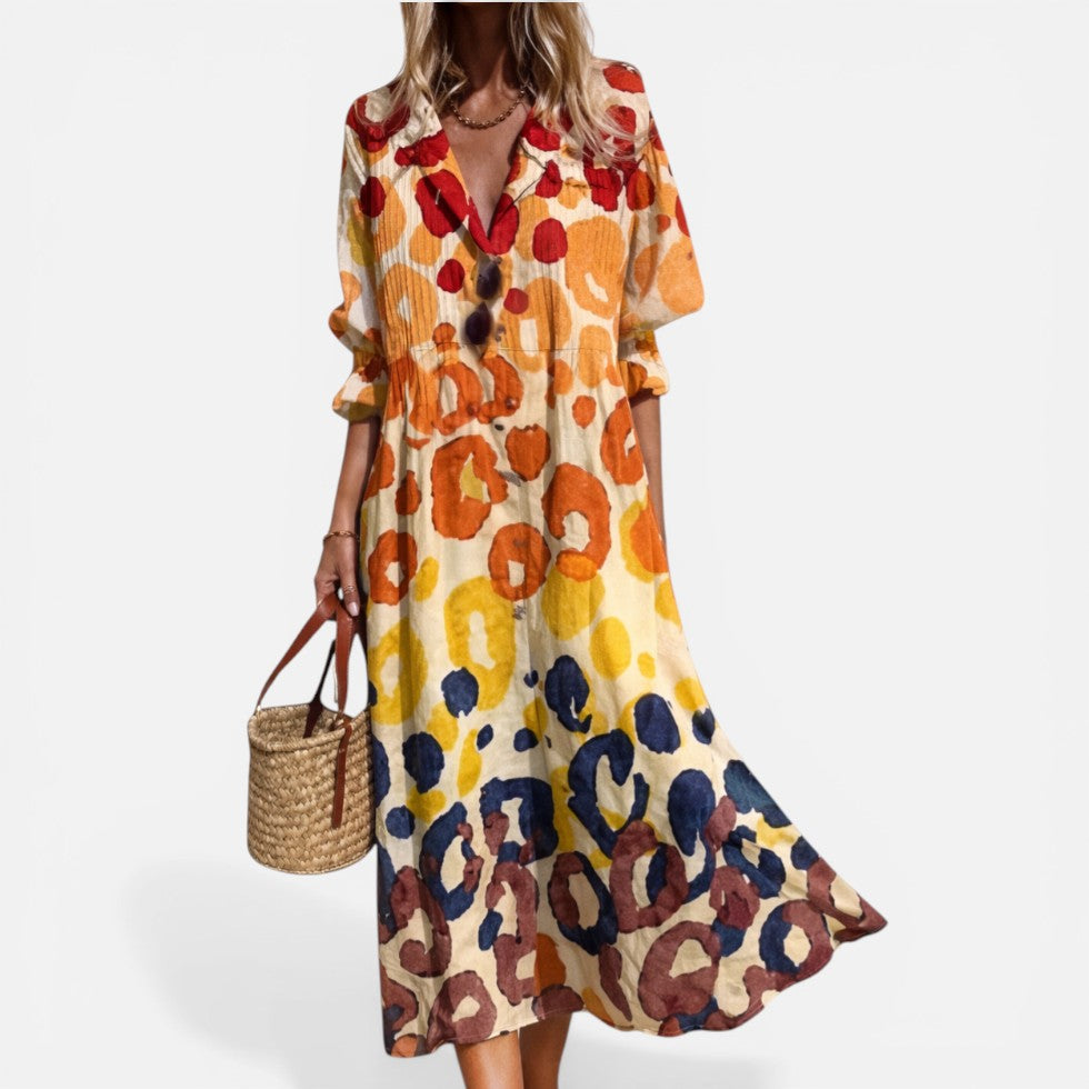 Montleigh | Women’s Printed Shirt Dress – Flattering Style