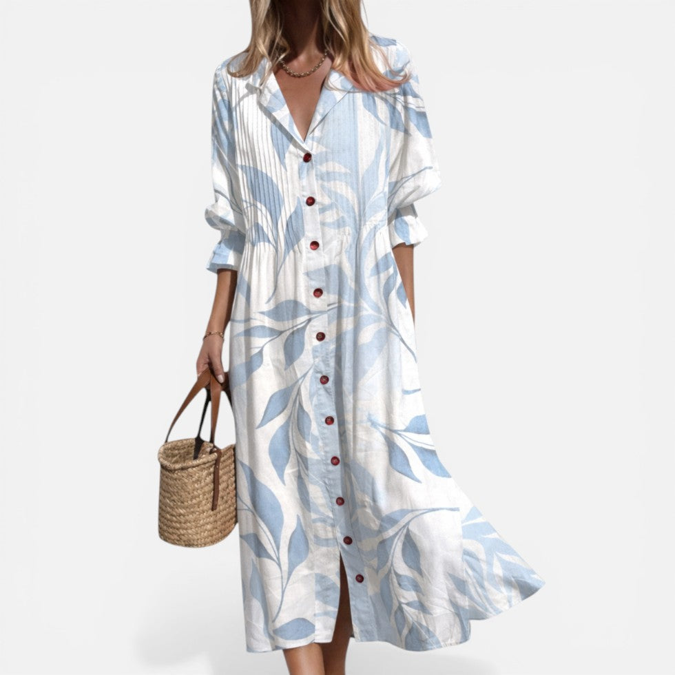 Montleigh | Women’s Printed Shirt Dress – Flattering Style
