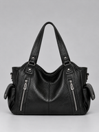 Women’s Spacious Shoulder Bag – Multi Pocket Tote Handbag