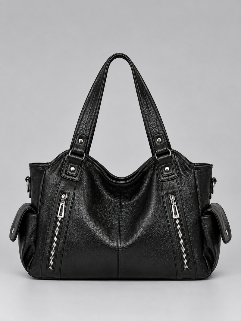 Women’s Spacious Shoulder Bag – Multi Pocket Tote Handbag