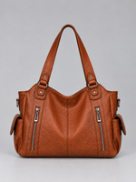 Women’s Spacious Shoulder Bag – Multi Pocket Tote Handbag