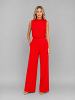 Women's Sleeveless Wide Leg Co-Ord Set – Casual Two-Piece Outfit