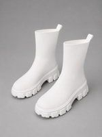 Women’s Stretch Sock Boots – Chunky Sole Everyday Winter Shoes