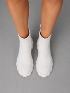 Women’s Stretch Sock Boots – Chunky Sole Everyday Winter Shoes