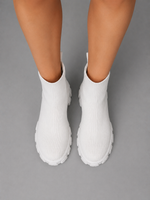Women’s Stretch Sock Boots – Chunky Sole Everyday Winter Shoes