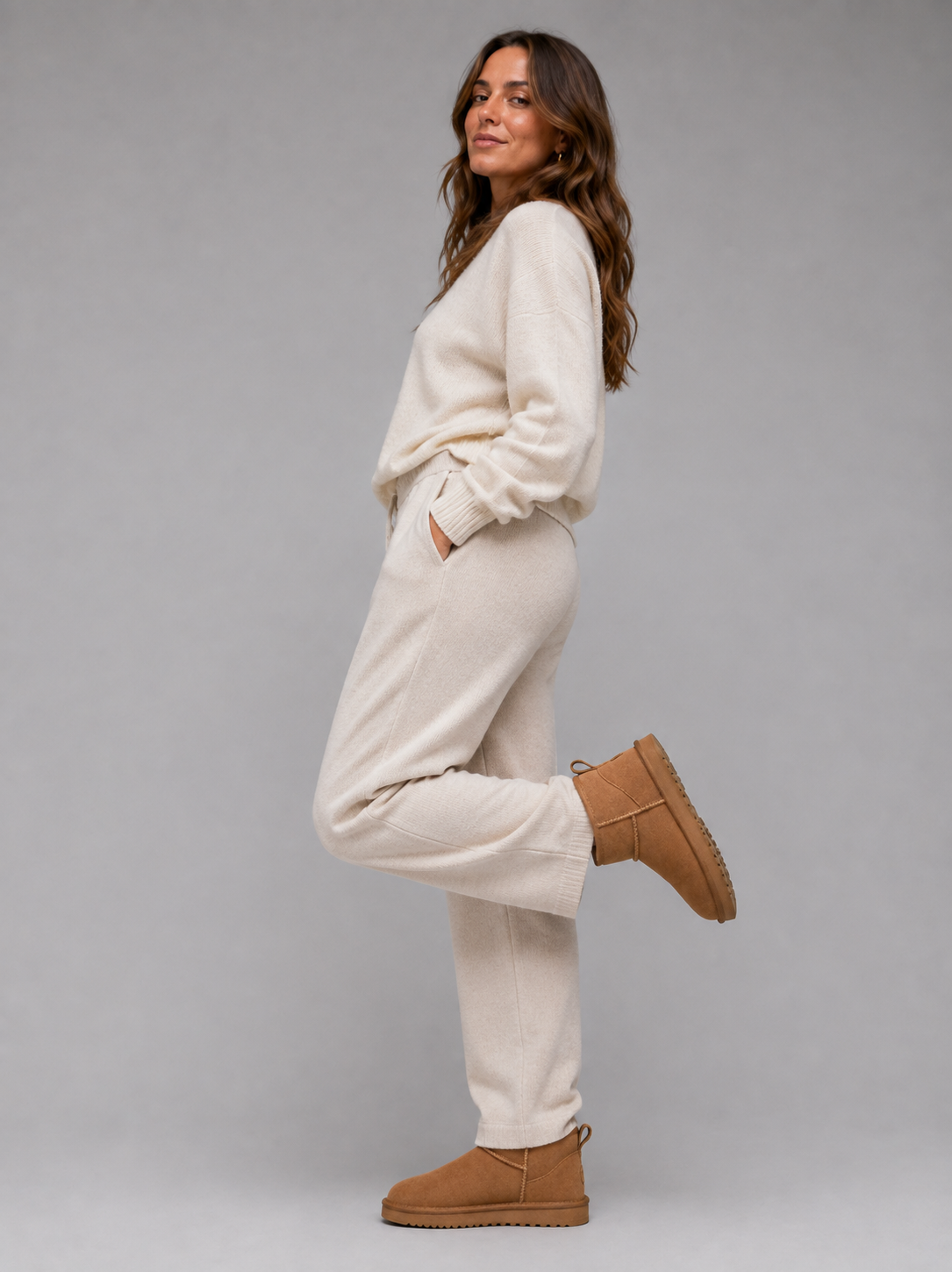 Women’s Suede Ankle Boots – Shearling Lined Winter Slip-On Shoes