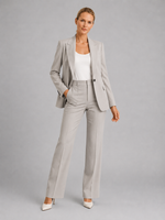 Women’s Tailored Blazer & High-Waist Trousers Set – Elegant Structured Suit