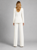 Women’s Tailored Blazer and Wide-Leg Trousers Set – Smart Occasion Style