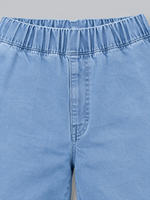 Women’s Wide Leg Jeans – High Waist Elasticated Denim
