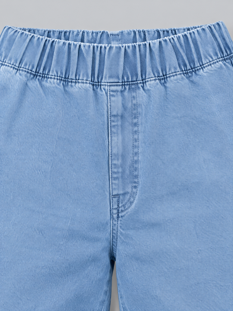 Women’s Wide Leg Jeans – High Waist Elasticated Denim