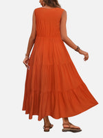 Women’s V-Neck Tiered Maxi Dress – Effortless Summer Elegance