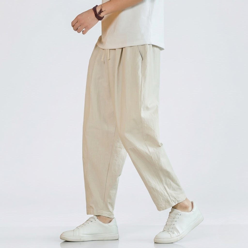 Montleigh | Men’s Cotton Comfortable Trousers – Casual Fit