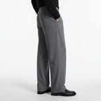 Men’s Straight-Leg Suit Trousers – Tailored Fit