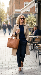 Montleigh | Woven Leather Tote
