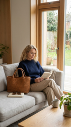 Montleigh | Woven Leather Tote