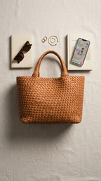 Montleigh | Woven Leather Tote