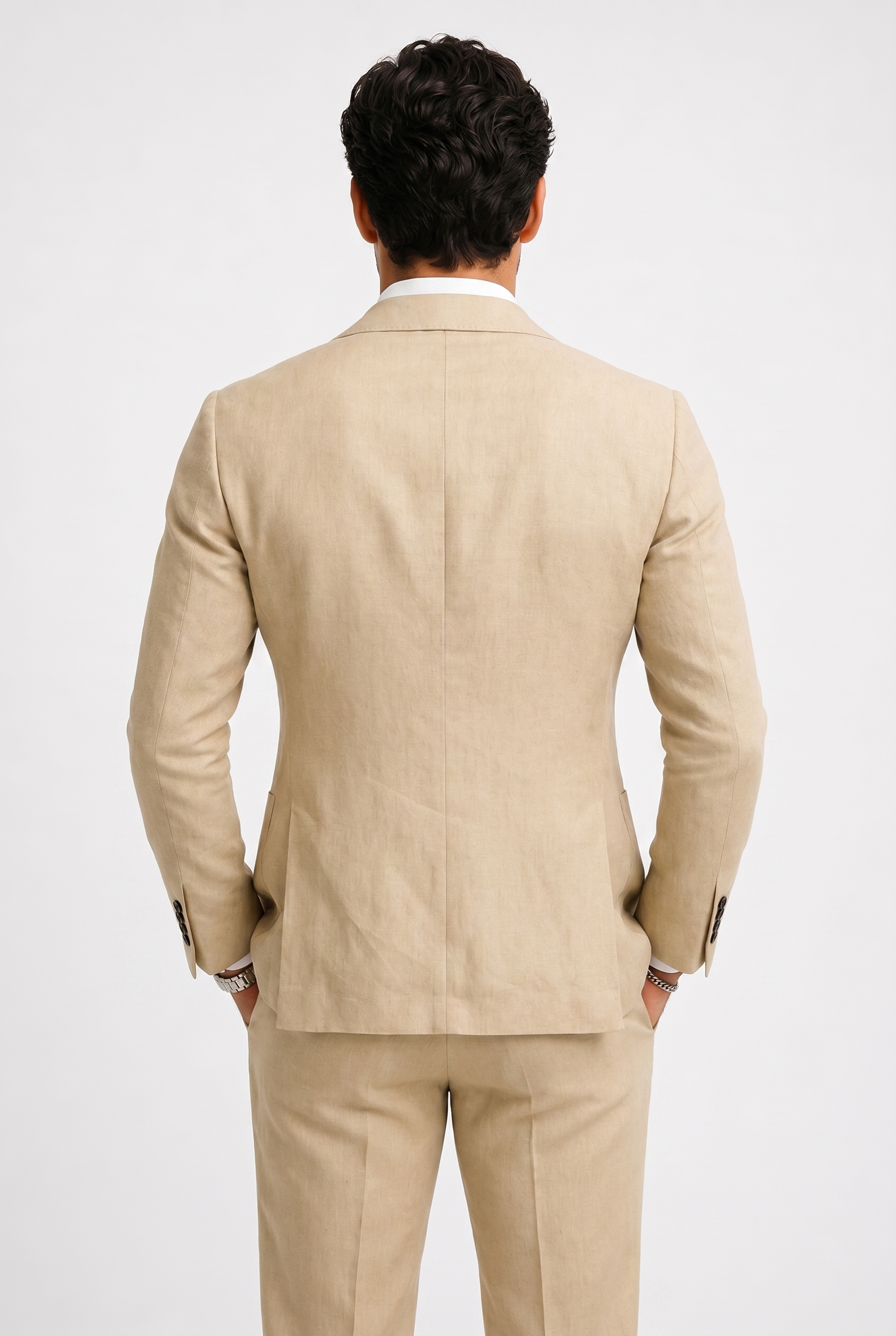 Men’s Tailored Two-Piece Suit – Slim Fit Formal Set