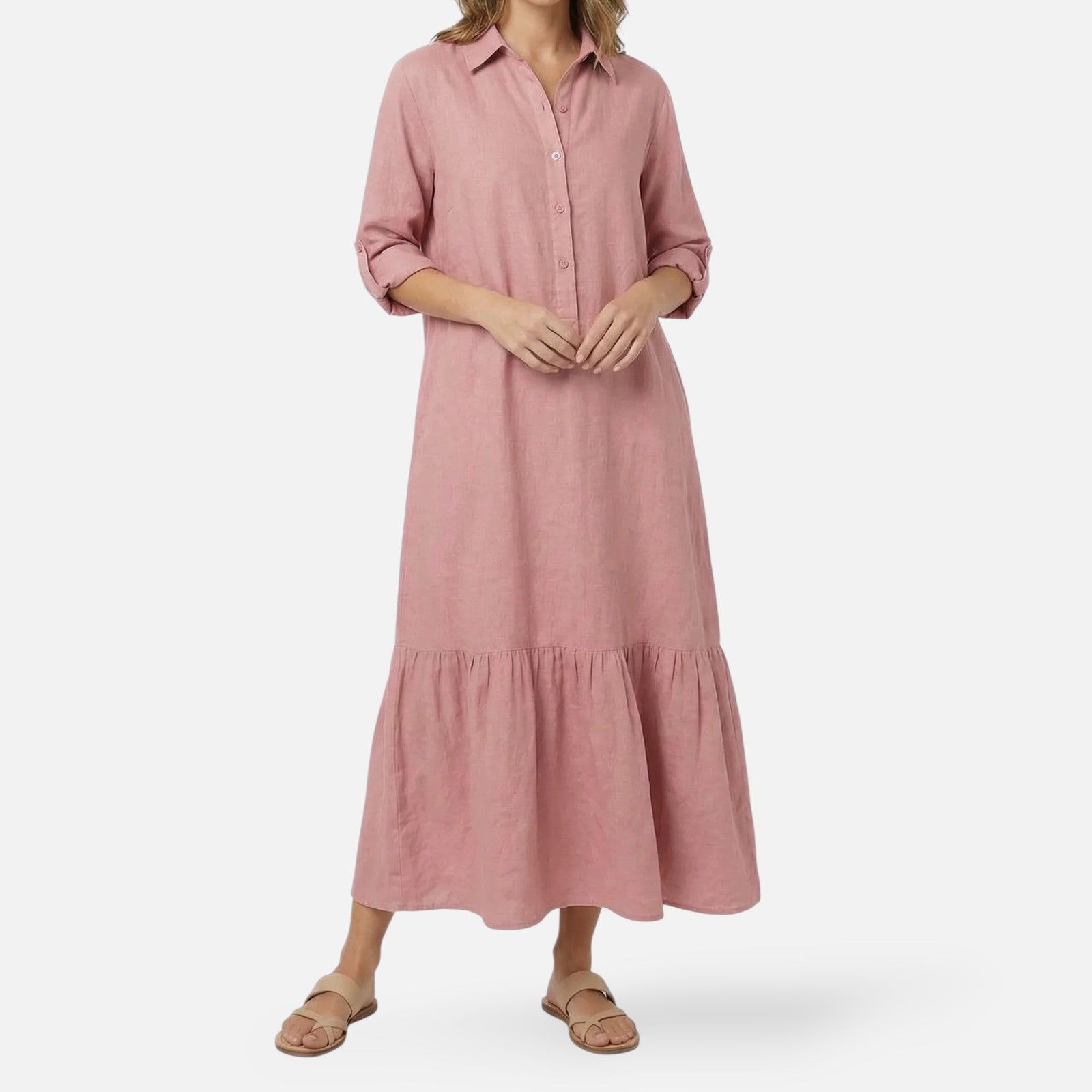 Montleigh | Women's Cotton Blend Maxi Dress – Summer Elegance